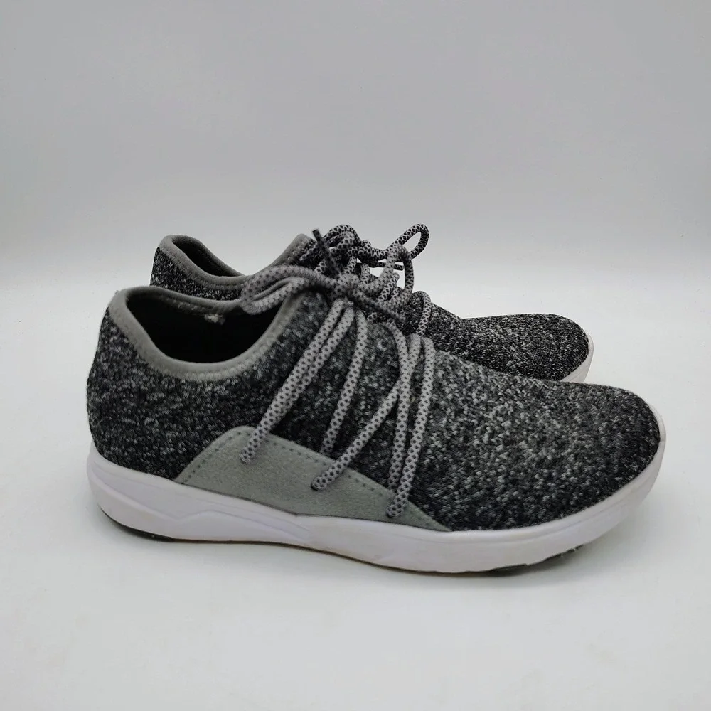 Vessi Cityscape Women's Gray Knit Comfort All Day Walking Shoes Sneakers W6